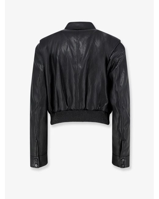 Frankie Shop Black Leather Jacket