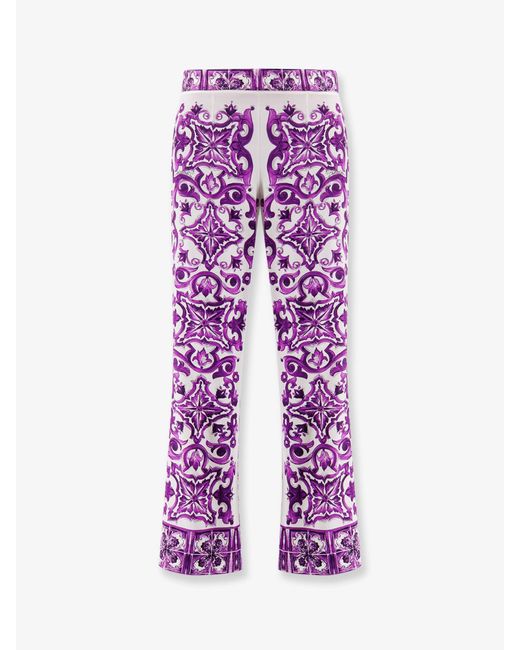 Pantalone di Dolce & Gabbana in Purple