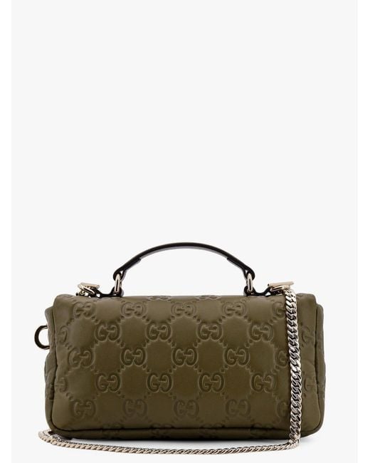 Gucci Multicolor Mini Gg Milano Leather Handbag With All-Over Gg Motif