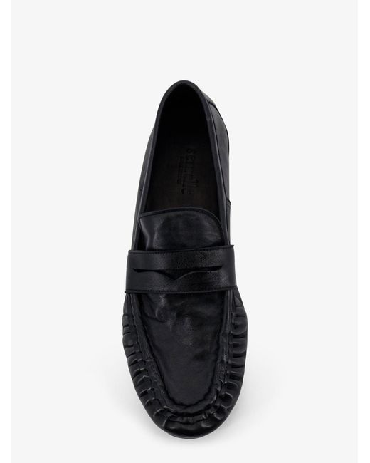 Semelle White Leather Loafers for men