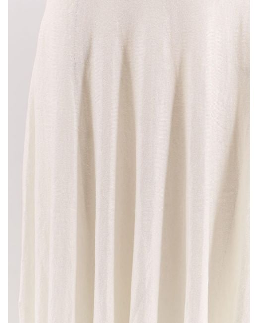 Maxi Vestito di Alaïa in White