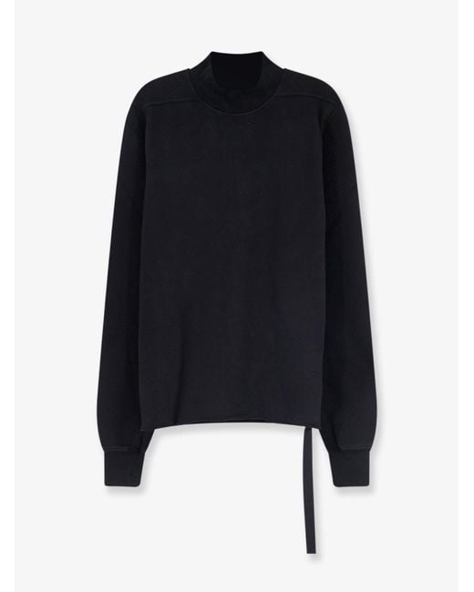 Rick Owens Blue Headon Cotton Sweater for men