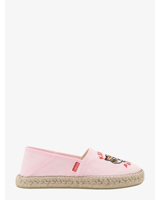 KENZO Pink Canvas Espadrillas