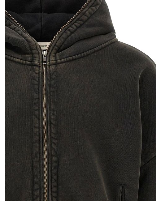 Entire studios Black Cotton Eternal Zip Hoodie