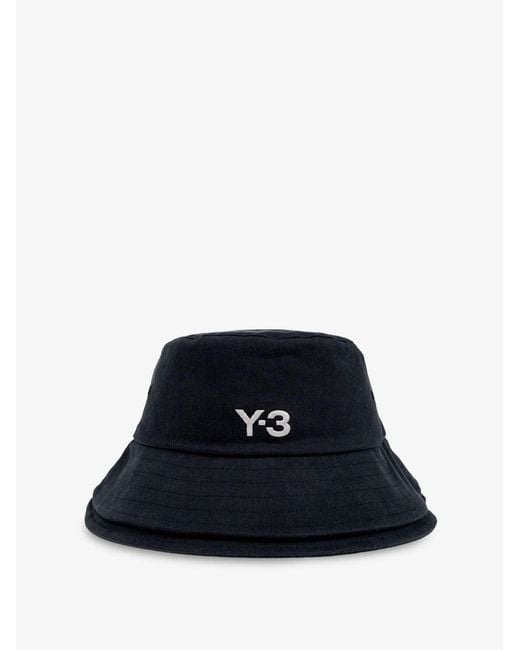 Y-3 Blue Y-3 Strp B Cotton Hat for men