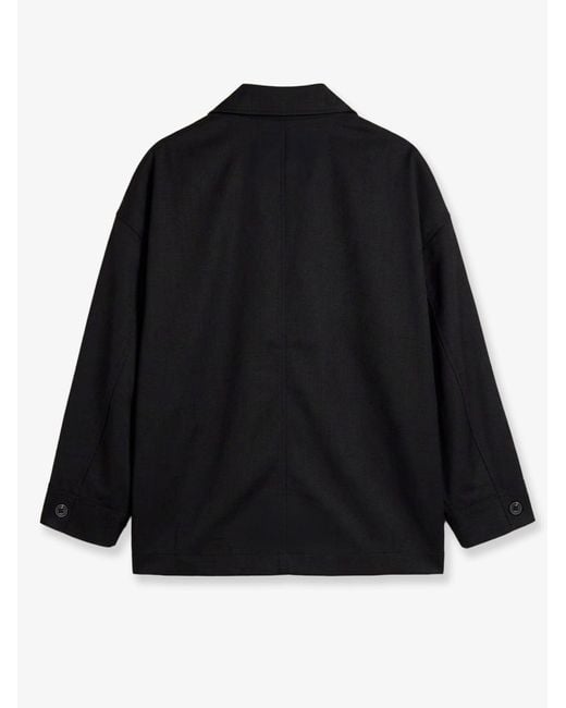 Y-3 Black Wool Blend Jacket
