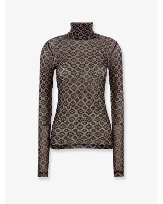 Dries Van Noten Multicolor Hoyser Top With Sequins
