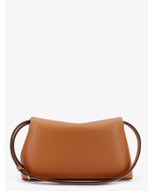 Clutch T-Lock di Totême  in Brown