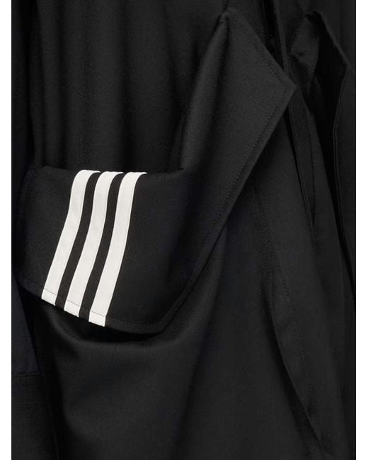 Y-3 Black Wool Blend Jacket