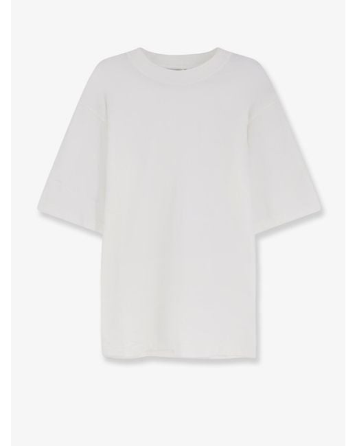 Hevò White Mulino Cotton T-Shirt for men