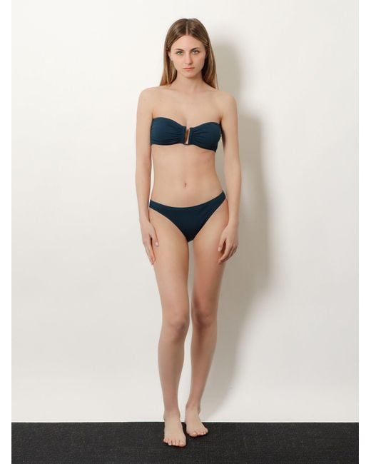 Eres Blue Lycra Bikini Bottoms