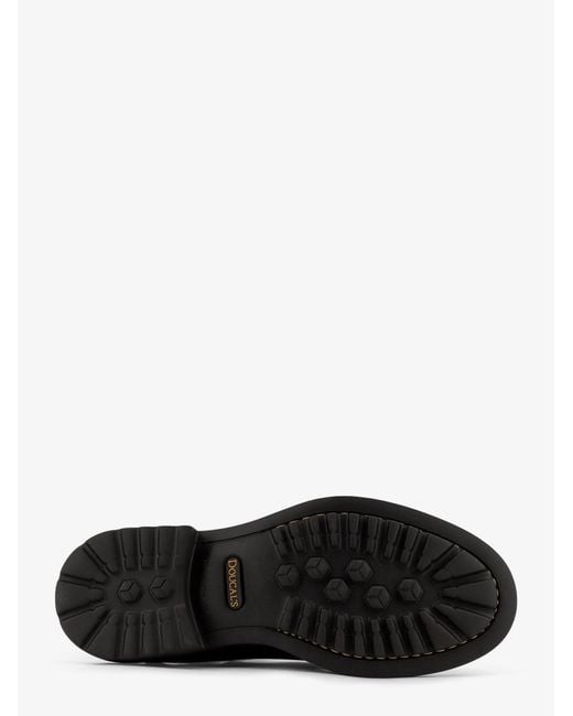 Doucal's Black Leather Boots for men