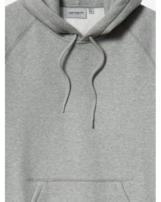 Carhartt Gray Chase Sweat Cotton Blend Sweatshirt for men