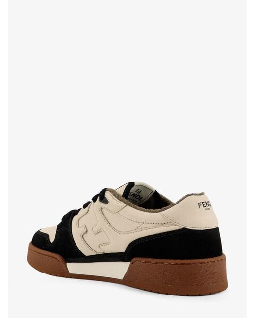 Sneakers Low-Top Match di Fendi in Black da Uomo