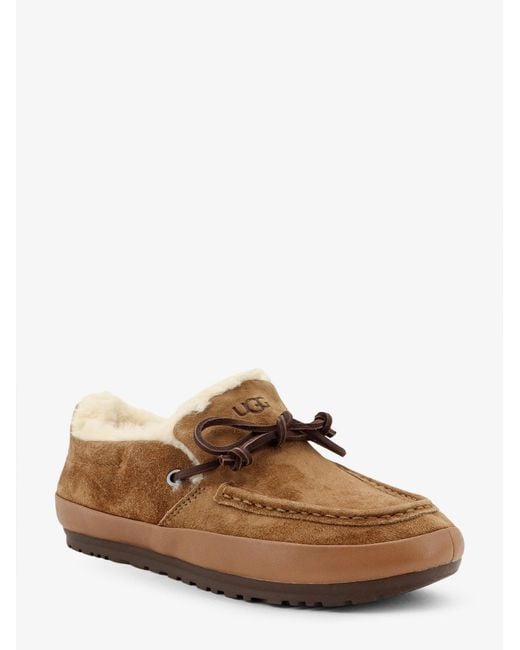 Ugg Brown Quill Suede Loafers