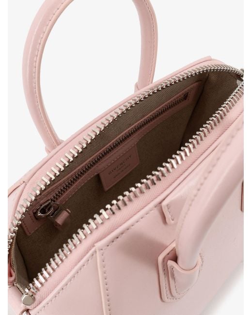 Givenchy Pink Antigona Mini Leather Shoulder Bag