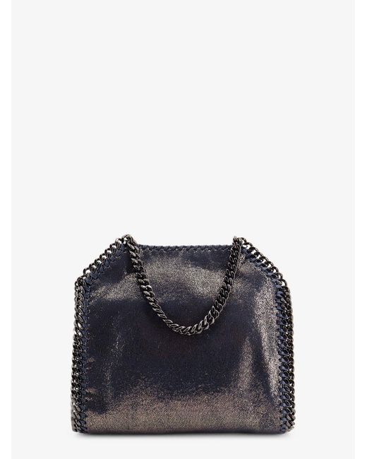 Stella McCartney Blue Falabella Mini Vegan Faux Leather Crossbody Bag