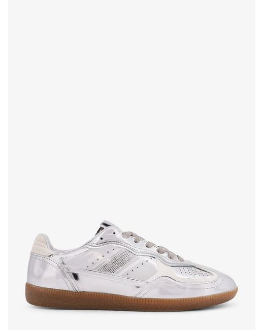 Alohas White Tb.490 Leather Low-Top Sneakers