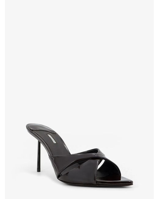 Le Silla Brown Shirley Patent Leather Sandals