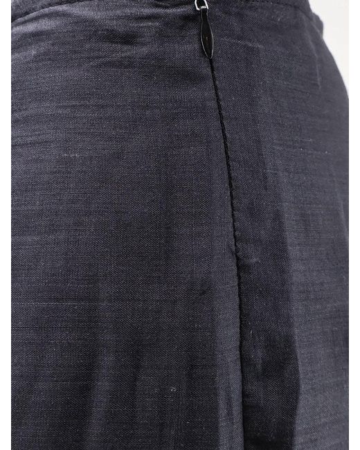 Lavi Blue Frangipane Ramié Trousers