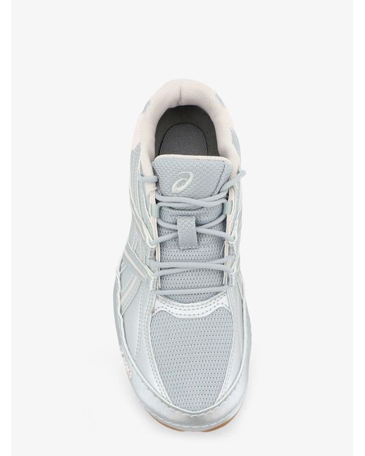 Asics White Mesh And Leather Hypersync Sneakers With Embroidered Logo for men