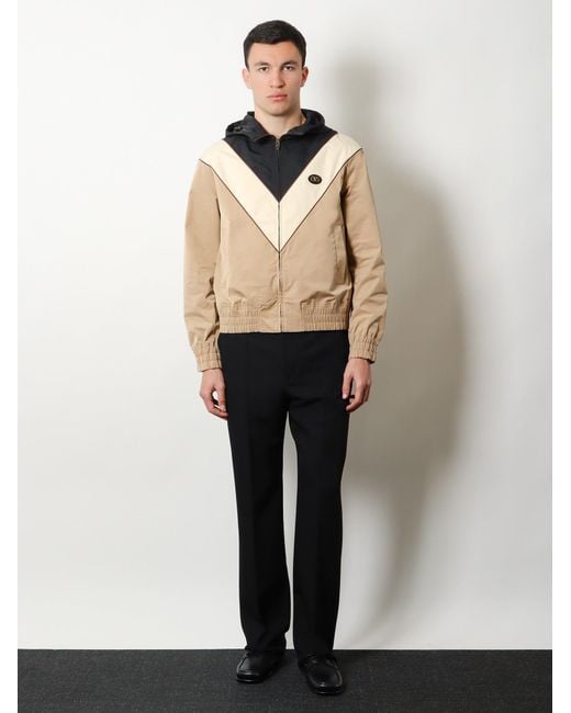 Valentino Blue Jacket With Vlogo Signature Patch for men
