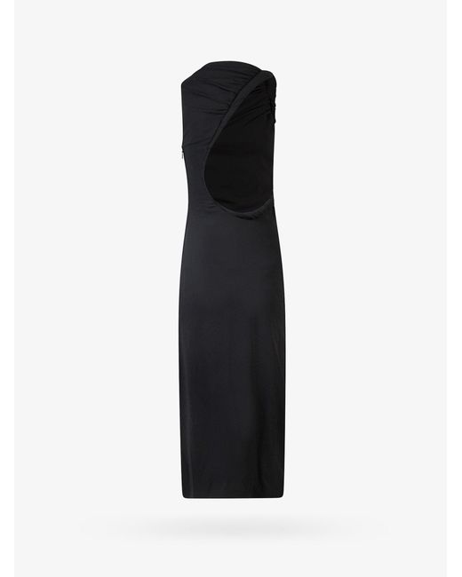 Abito Con Inserti di Versace in Black