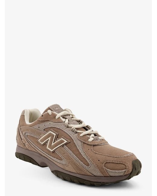 New Balance Brown U204 Suede Sneakers With Side Logo
