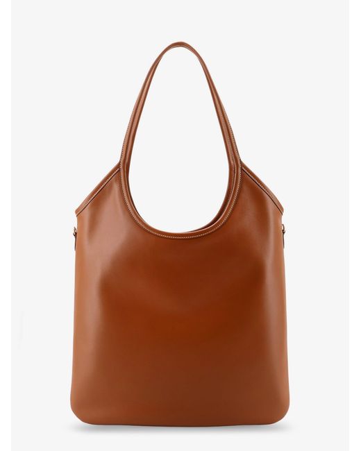 Miu Miu Brown Ivy Leather Shoulder Bag