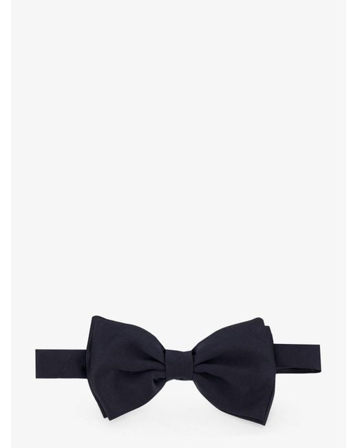 Lardini Blue Satin Bow Tie for men
