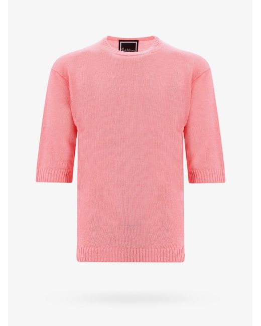 PAUL MÉMOIR Pink Sweater for men