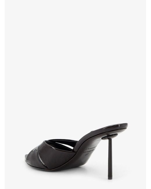 Le Silla Brown Shirley Patent Leather Sandals