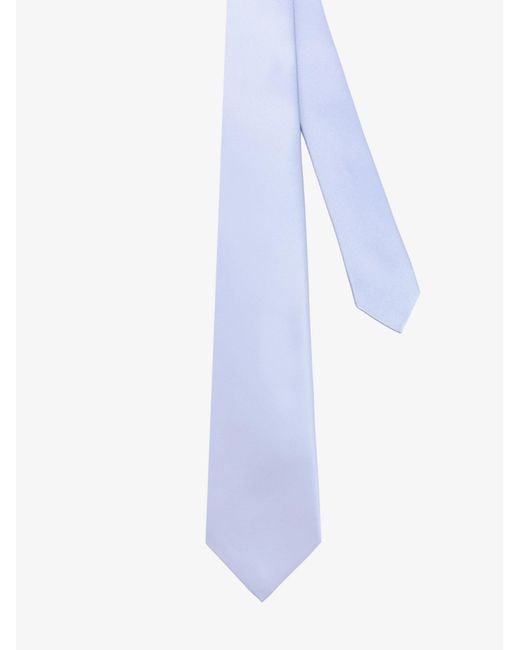 Kiton Blue Silk Tie for men