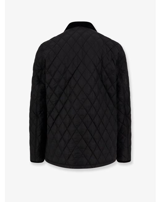 Burberry Black Haddington Quilted And Padded Jacket for men