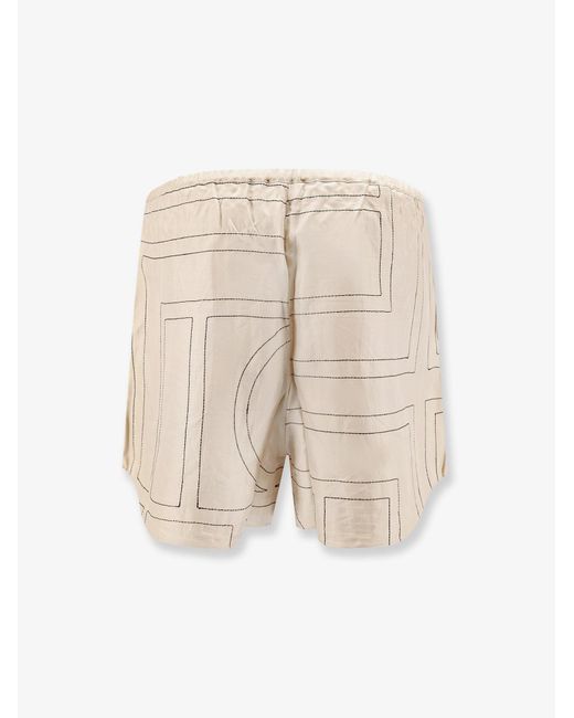 Totême Natural Silk Pajamas Shorts