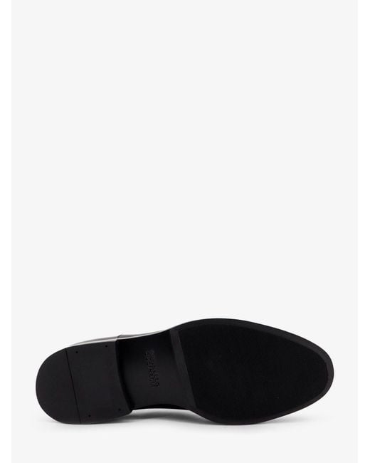 Brunello Cucinelli Black Oxford Patent Leather Lace-Up for men