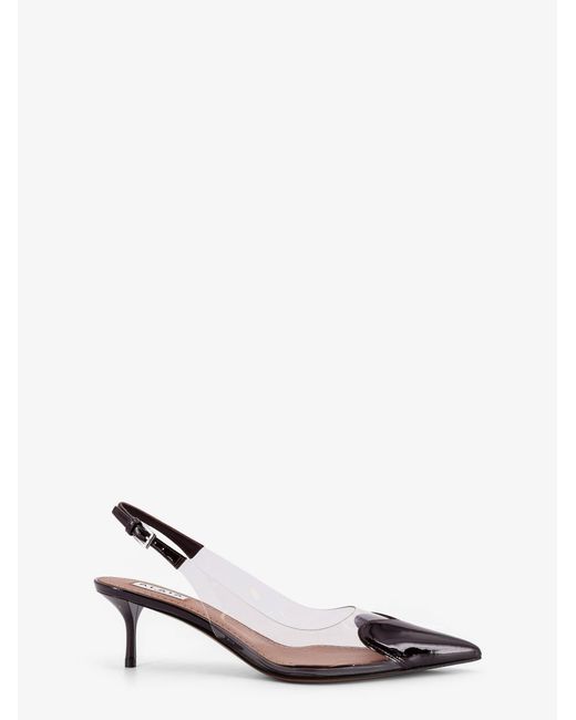 Alaïa White Le Coeur Pvc And Leather Pumps