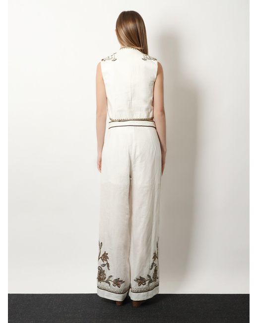 Scarlett Poppies White Wolvrine Cotton Vest