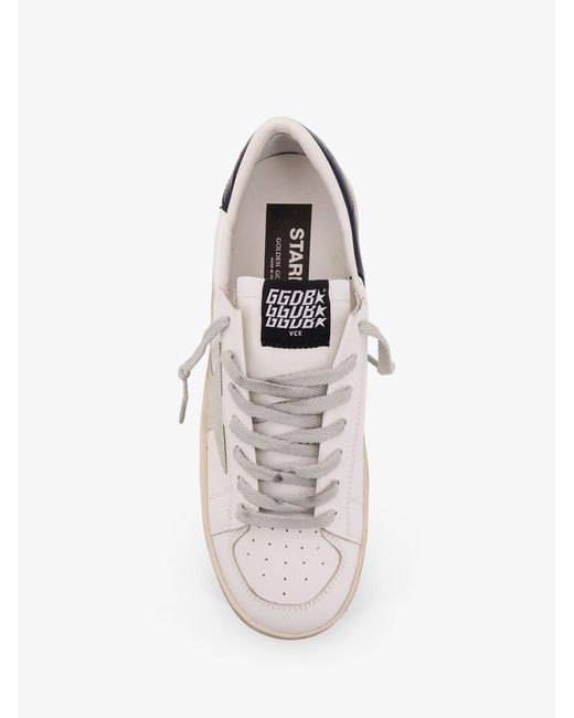 Sneakers Low-Top Stardan di Golden Goose Deluxe Brand in White da Uomo