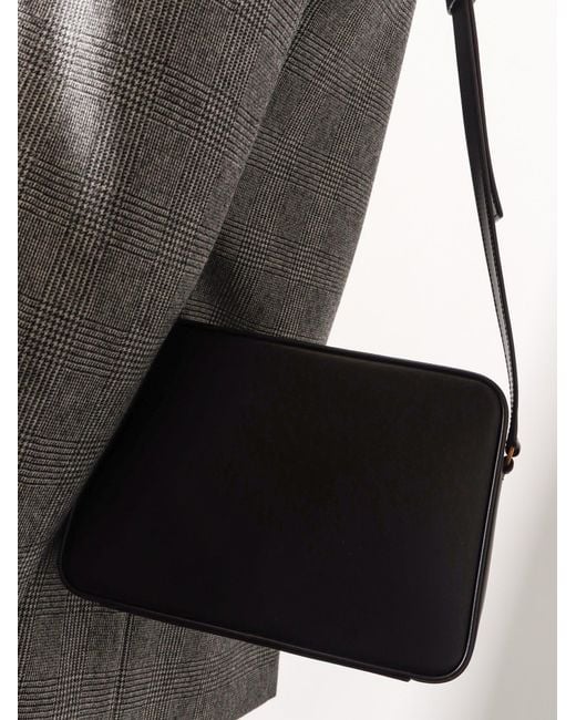Saint Laurent Black Leather Camera Bag Shoulder Bag