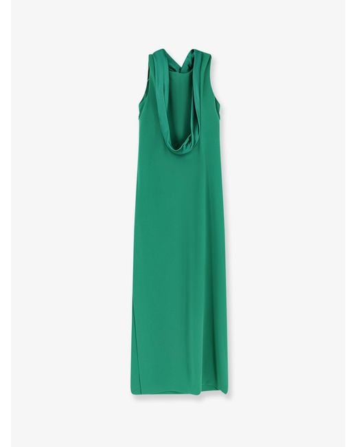 Max Mara Green Dresses Triacetato Poliestere