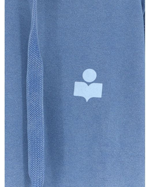 Isabel Marant Blue Salmy Recycled Material Sweatshirt