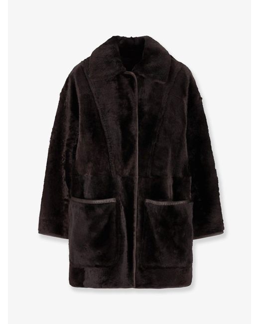 MAX MARA 25S SHEEPSKIN AND MINK FUR COAT 153