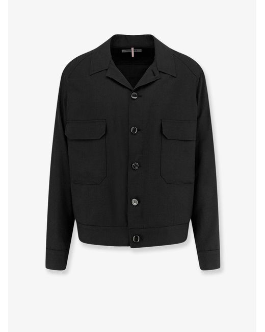 NUGNES 1920 Black Wool Blend Jacket for men