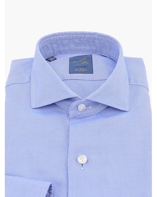 Barba Napoli Blue Shirt for men