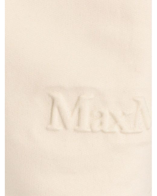 Max Mara White Argenta Silk And Cotton Sweatshirt