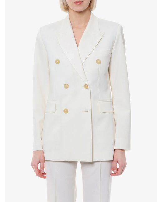 Erika Cavallini Semi Couture White Blazer