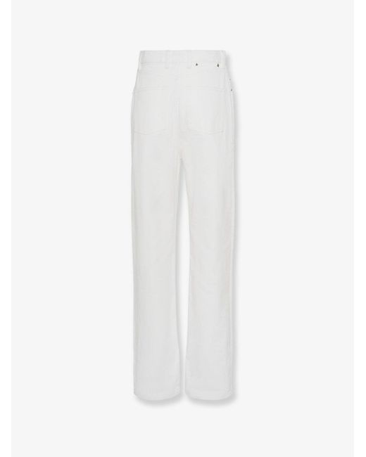 Golden Goose Deluxe Brand White Denim Trousers