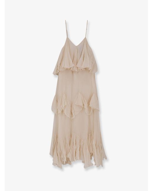 Mes Demoiselles Natural Vestito Lungo