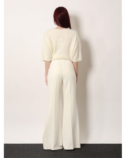 R2W Natural Vonnie Wool Trousers